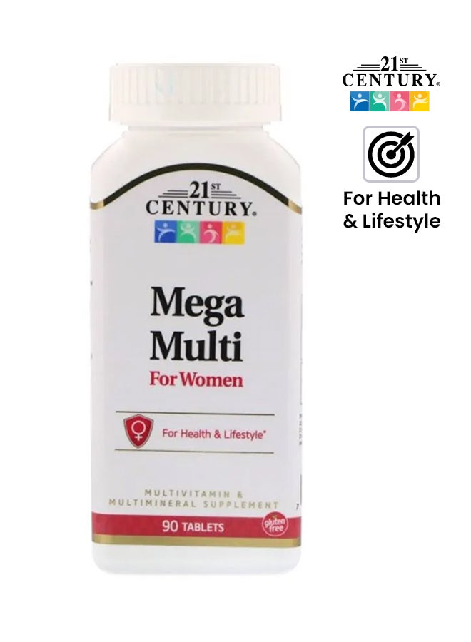Mega Multi Multivitamin And Multimineral Supplement - 90 Tablets